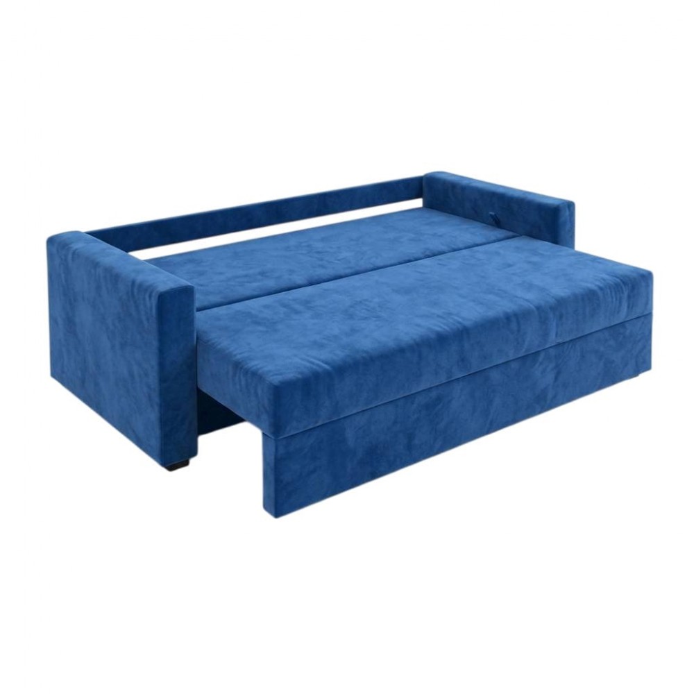 Диван раскладной ортопедический Мекко Lincoln 2300×1000 мм Pocket Spring Cocos II категория Allure Premium Denim (MEK-161323)