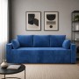 Диван раскладной ортопедический Мекко Lincoln 2300×1000 мм Pocket Spring Cocos II категория Allure Premium Denim (MEK-161323)
