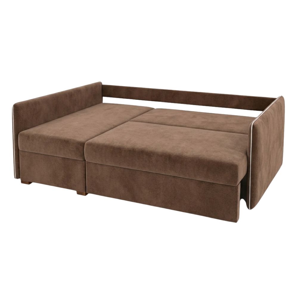 Кутовий диван ортопедичний Мекко Meet 2080х1430 Pocket Spring Cocos II категорія Allure Premium Nut (MEK-161203)
