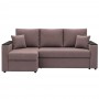 Кутовий ортопедичний диван Мекко Senator 2500x1500 Bonel Standart Hard Plus II категорія Allure Premium Rose (MEK-161733)