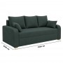 Ортопедичний диван Мекко Wilson Maxi 2300x1000 Gold I категорія Riviera 087 (MEK-161373)