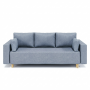 Ортопедичний диван Мекко Oslo 2300*1000 Pocket Spring Cocos IV категорія Bestseller Blue Fog (MEK-161163)