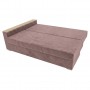Кутовий ортопедичний диван Мекко Cube 2250×1430 Bonel Standart Hard Plus II категорія Allure Premium Rose (MEK-161534)