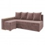 Кутовий ортопедичний диван Мекко Cube 2250×1430 Bonel Standart Hard Plus II категорія Allure Premium Rose (MEK-161534)