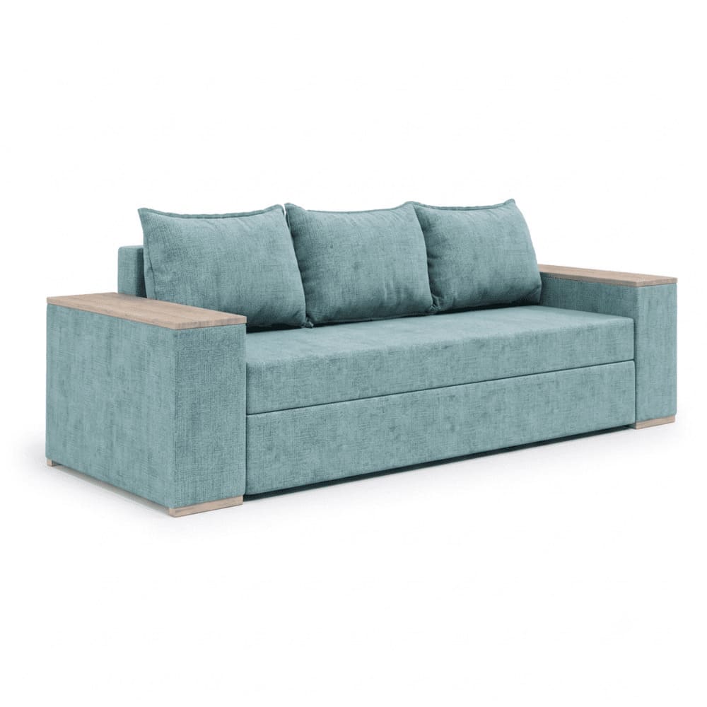 Ортопедичний диван Мекко Elite Comfort 2500×960 Gold IV категорія Bestseller Pale Aqua (MEK-161063)