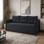 Диван раскладной ортопедический Мекко Erne 2060×950 мм Lux II категория Allure Premium Graphite (MEK-161494)