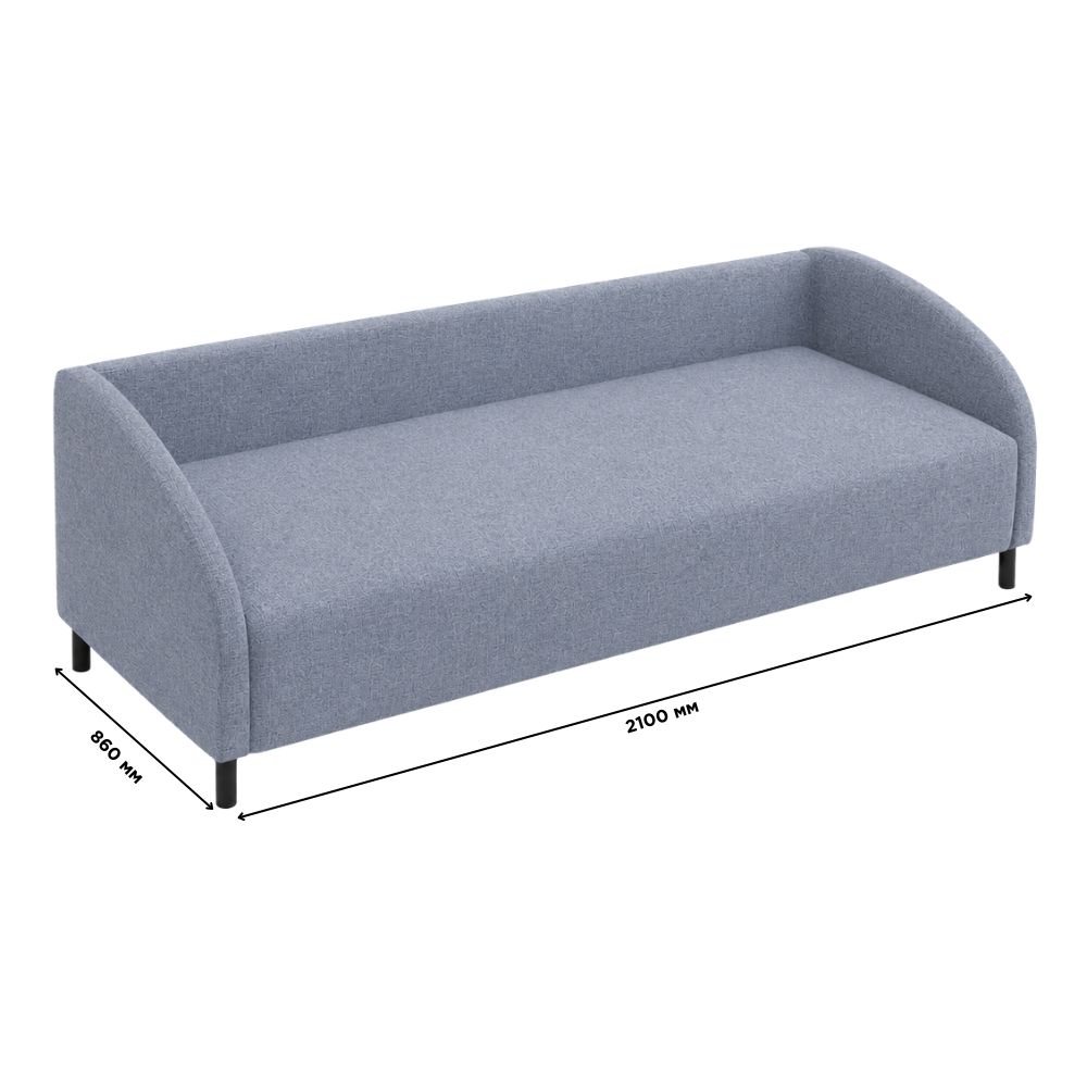 Диван Мекко Milly 2100х860 Ergo IV категория Bestseller Blue Fog (MEK-161444)