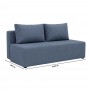 Диван прямой Mekko Mone 2000*980 Bonel Standart Hard Plus I категория Riviera 074 (MEK-161003)