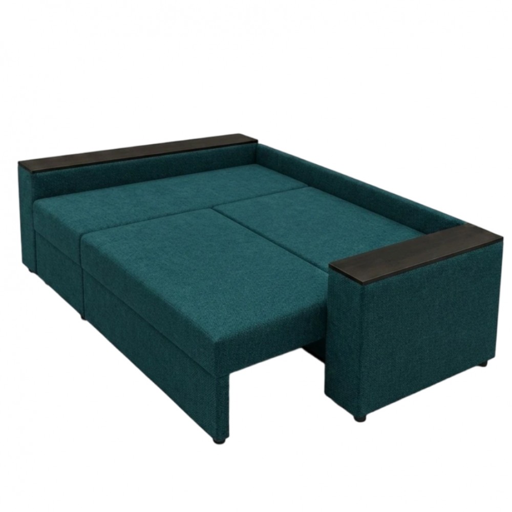 Кутовий ортопедичний диван Мекко Senator 2500x1500 Pocket Spring Cocos III категорія Austin 14 Petrol (MEK-161744)