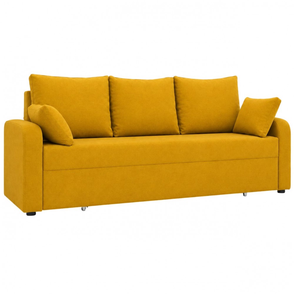 Диван розкладний ортопедичний Мекко Wilson 1950х1450 мм Gold II категорія Allure Premium Yellow (MEK-161234)
