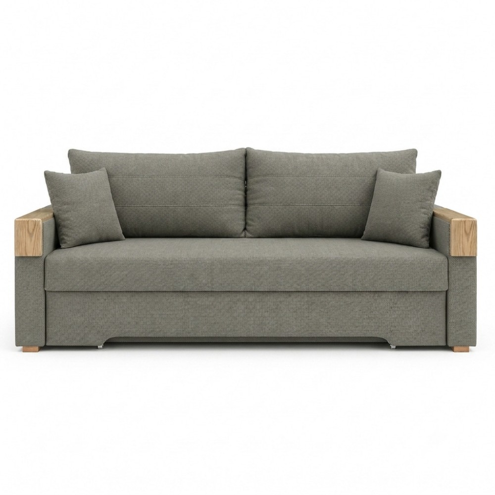 Ортопедический раскладной диван Мекко Reston 2250×960 Gold ткань Bagama 31 (MEK-161185)