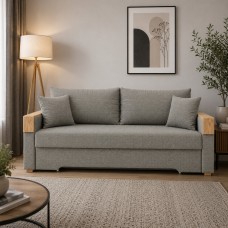 Ортопедичний розкладний диван Мекко Reston 2250×960 Gold тканина Bagama 31 (MEK-161185)
