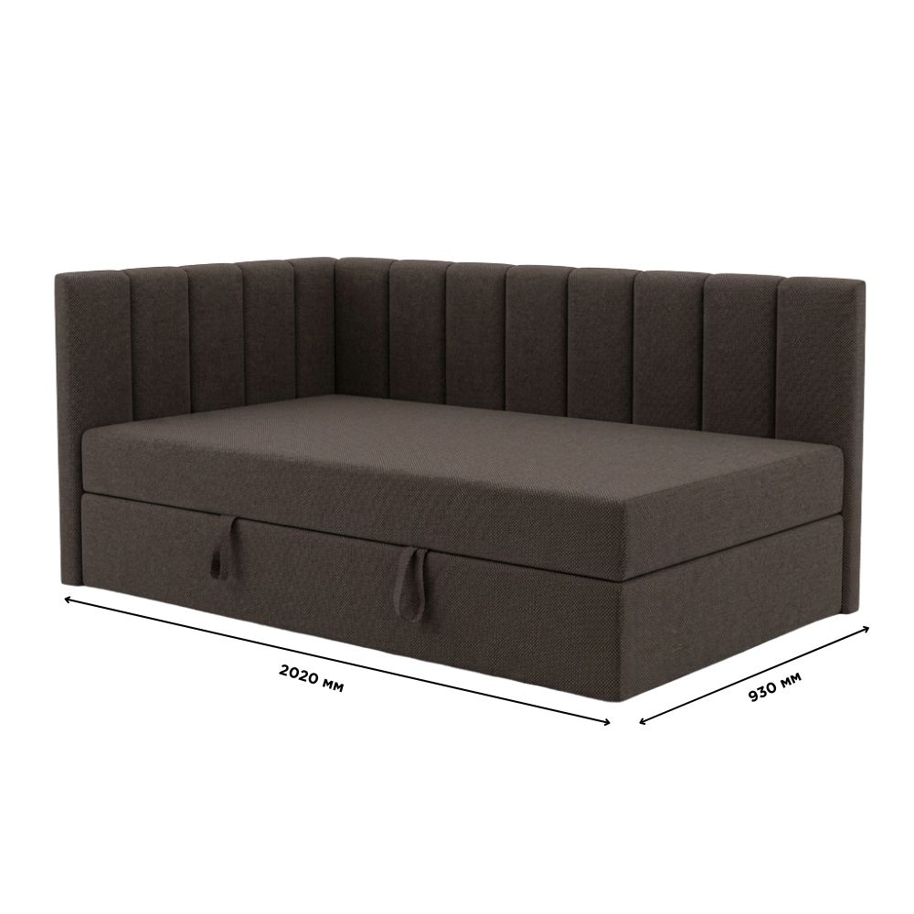 Диван-ліжко ортопедичне Мекко Belfast Pocket Spring Cocos тканина Bagama 44 (MEK-161645)