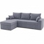 Угловой ортопедический диван Мекко Epoh 3000×1800 Lux II категория Allure Premium Cool Grey (MEK-161605)