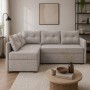 Кутовий диван ортопедичний Мекко Meet 2080х1430 Bonel Standart Hard Plus IV категорія Bestseller Marble (MEK-161195)