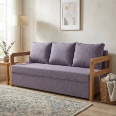 Ортопедичний диван Мекко Orion 2100×960 мм масив червоного дуба Gold IV категорія Bestseller Dusty Violet (MEK-161695)