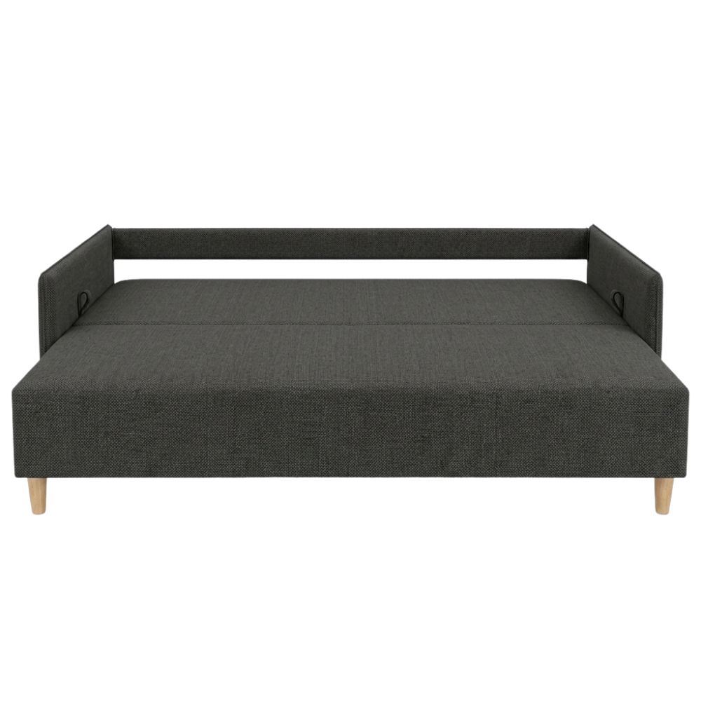 Ортопедичний диван Мекко Scandi 2060×950 Gold III категорія Austin 20 Graphite (MEK-161575)