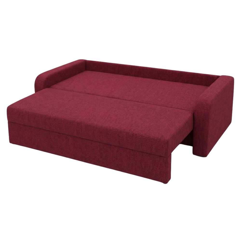 Ортопедический диван Мекко Wilson Maxi 2300x1000 Gold III категория Austin 8 Ruby Red (MEK-161375)