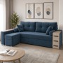 Угловой ортопедический диван Мекко Cube Shuttle NOVO 2650*1650 Bonel Standart Hard Plus ткань Bagama 48 (MEK-161466)