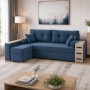Угловой ортопедический диван Мекко Cube Shuttle NOVO 2650*1650 Bonel Standart Hard Plus ткань Bagama 48 (MEK-161466)