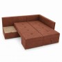 Диван ортопедичний поворотний Мекко Mercury 3000*2150 Lux IV категорія Bestseller Terracotta (MEK-161095)