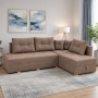 Диван ортопедический поворотный Мекко Mercury 3000*2150 Light ткань Bagama 33 (MEK-161085)