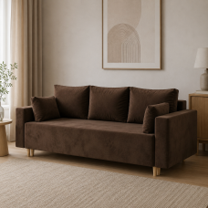 Ортопедичний диван Мекко Oslo 2300*1000 Gold I категорія Riviera 026 (MEK-161165)
