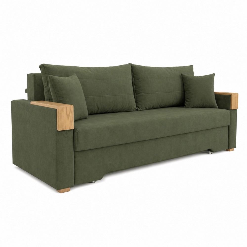 Ортопедичний розкладний диван Мекко Reston 2250×960 Gold I категорія Riviera 035 (MEK-161186)