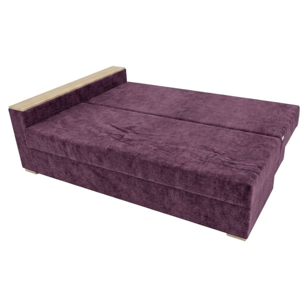 Кутовий ортопедичний диван Мекко Cube 2250×1430 Pocket Spring Cocos IV категорія Bestseller Plum (MEK-161546)