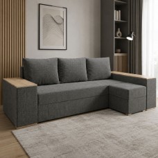 Кутовий ортопедичний диван Мекко Cube Comfort 2650x1600 Gold тканина Bagama 32 (MEK-161766)