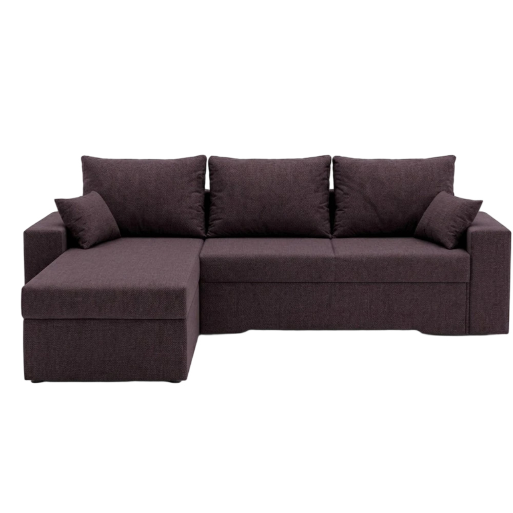 Кутовий ортопедичний диван Мекко Epoh 3000х1800 Lux II категорія Austin 7 Aubergine (MEK-161606)