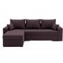 Кутовий ортопедичний диван Мекко Epoh 3000х1800 Lux II категорія Austin 7 Aubergine (MEK-161606)