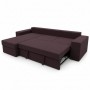 Кутовий ортопедичний диван Мекко Epoh 3000х1800 Lux II категорія Austin 7 Aubergine (MEK-161606)