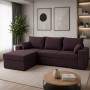 Кутовий ортопедичний диван Мекко Epoh 3000х1800 Lux II категорія Austin 7 Aubergine (MEK-161606)
