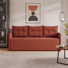 Диван розкладний ортопедичний Мекко Erne 2060х950мм Lux IV категорія Bestseller Terracotta (MEK-161496)