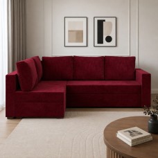 Кутовий ортопедичний диван Мекко Lincoln 2400*1500 Gold II категорія Allure Premium Wine (MEK-161286)