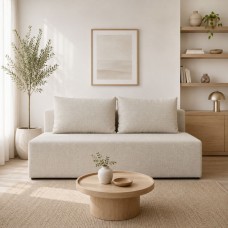 Диван прямий Mekko Mone 2000*980 Pocket Spring Cocos III категорія Austin 1 Ivory (MEK-161015)