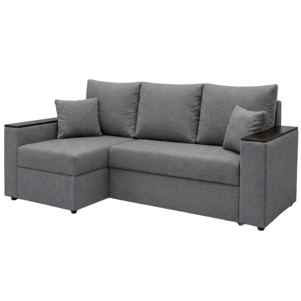 Угловой ортопедический диван Мекко Senator 2500x1500 Lux Акционная ткань Bagama 46 (MEK-161736)