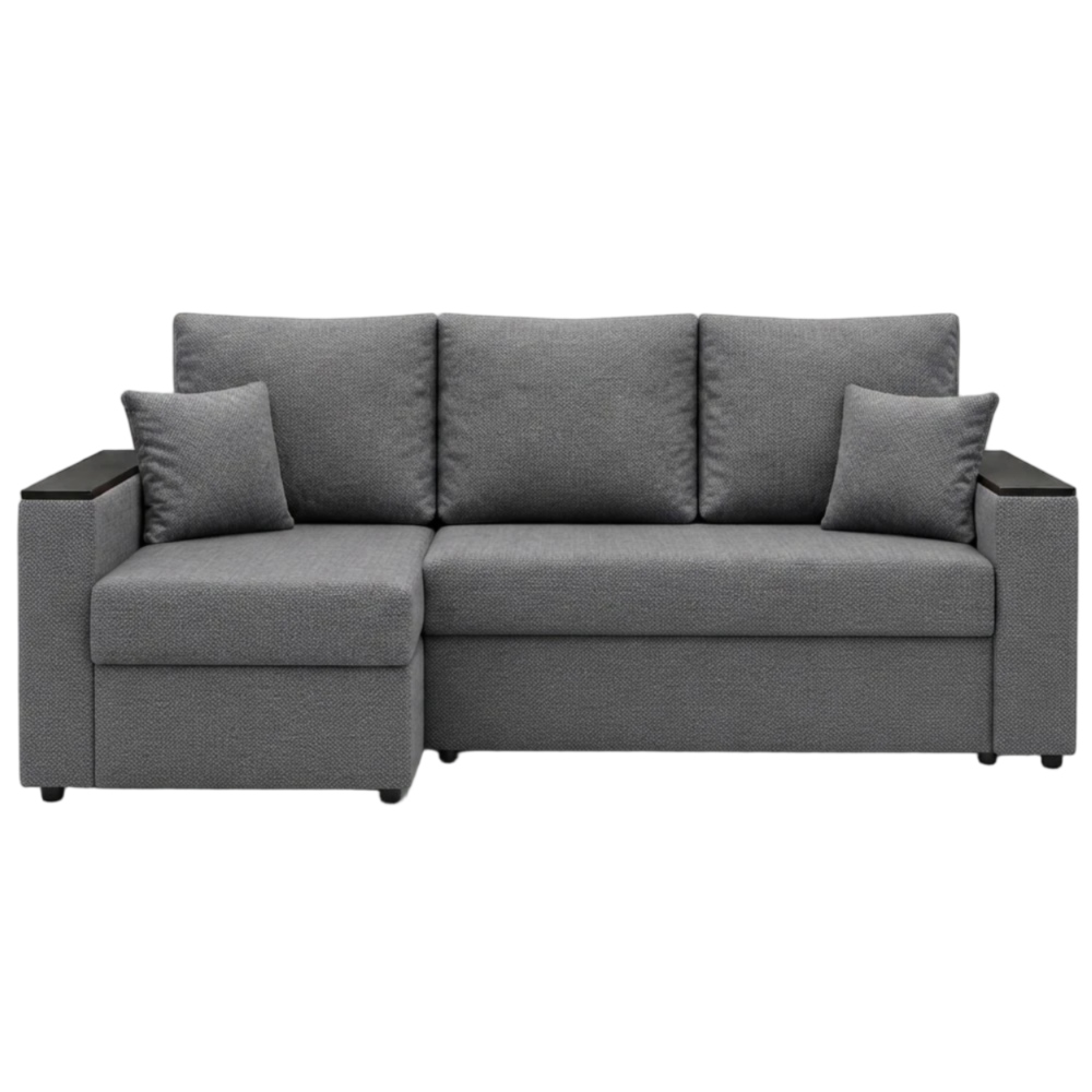 Угловой ортопедический диван Мекко Senator 2500x1500 Lux Акционная ткань Bagama 46 (MEK-161736)