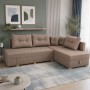 Диван ортопедичний поворотний Мекко Mercury 3000*2150 Bonel Standart Hard Plus Акційна тканина Bagama 33 (MEK-161086)