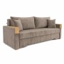 Ортопедический раскладной диван Мекко Reston 2250×960 Gold II категория Allure Premium Beige (MEK-161187)