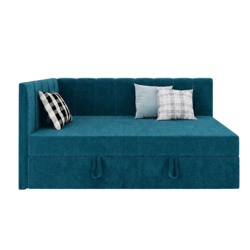 Диван-ліжко ортопедичне Мекко Belfast 2020*930 Pocket Spring Cocos II категорія Allure Premium Ocean (MEK-161647)