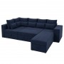 Кутовий ортопедичний диван Мекко Chester II 3400х1800 + пуф 1340х680 Bonel Standart Hard Plus I категорія Riviera 081 (MEK-161697)