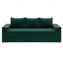 Ортопедичний диван Мекко Elite Comfort 2500×960 Bonel Standart Hard Plus II категорія Allure Premium Dark Green (MEK-161046)