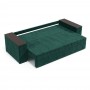 Ортопедичний диван Мекко Elite Comfort 2500×960 Bonel Standart Hard Plus II категорія Allure Premium Dark Green (MEK-161046)