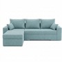 Угловой ортопедический диван Мекко Epoh 3000×1800 Lux IV категория Bestseller Pale Aqua (MEK-161607)