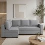 Кутовий ортопедичний диван Мекко Lincoln 2400*1500 Gold III категорія Austin 18 Grey (MEK-161287)