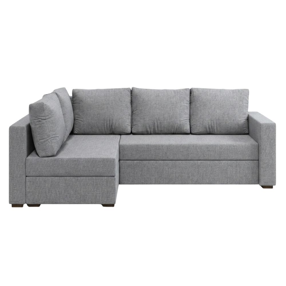 Кутовий ортопедичний диван Мекко Lincoln 2400*1500 Gold III категорія Austin 18 Grey (MEK-161287)