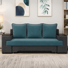 Ортопедический диван-трансформер Мекко Original 2250*960 мм Gold IV категорія Bestseller Teal/Cool Grey (MEK-161267)