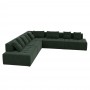 Угловой диван Мекко Paradise 3500*3500 Perfect I категория Riviera 087 (MEK-161507)